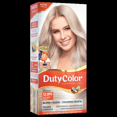 Coloração Duty Color Platinado Pérola - 12.891