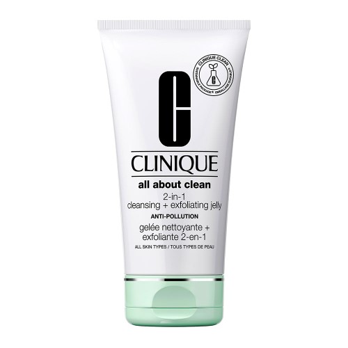 Esfoliante de Limpeza Facial Clinique All About Clean 2 in 1 Cleansing + Exfoliating Jelly
