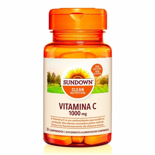 Vitamina C Sundown 1.000mg 30 Comprimidos