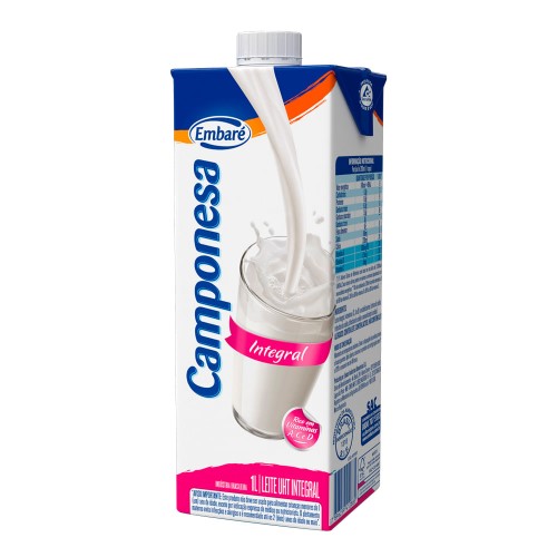Leite Camponesa Integral 1 Litro