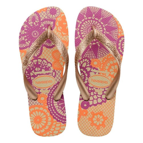 Sandálias Havaianas Top Spring Areia Rose Tamanho 37/38 com 1 Par