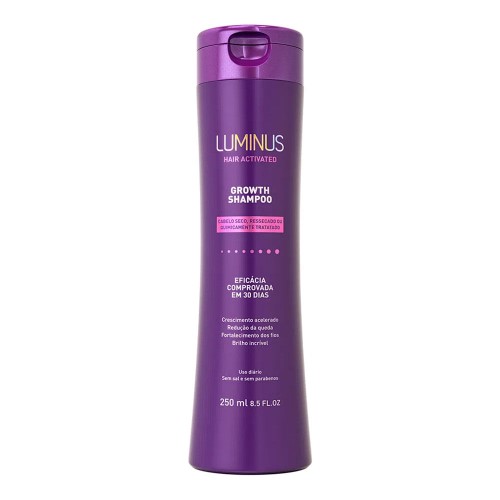Shampoo Luminus Growth Cabelo Seco 250ml