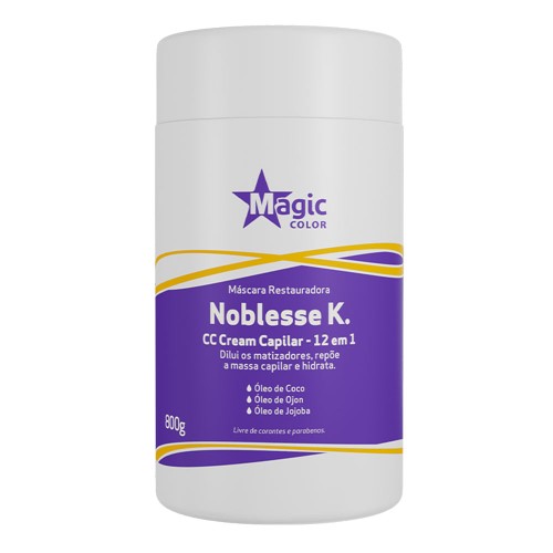 Máscara Restauradora Noblesse K. 12 em 1 - 800g