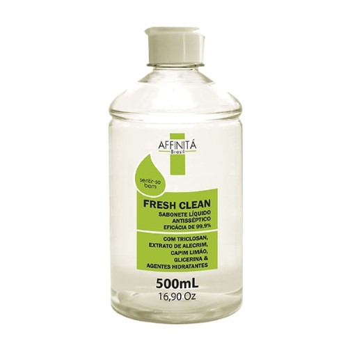 Sabonete Líquido Antisséptico Fresh Clean 500ml Affinitá