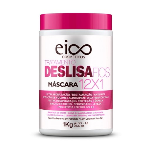 Máscara de Tratamento Eico Cosmético Deslisa Fios 1kg