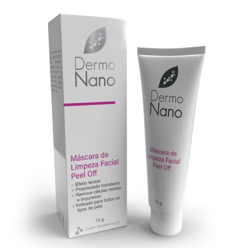 Máscara de Limpeza Facial DermoNano Peel Off com 15g