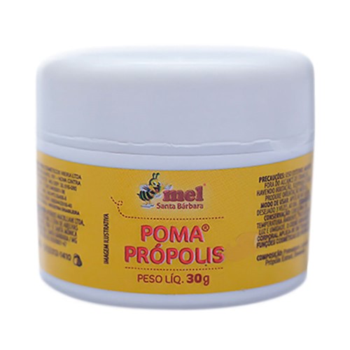 Creme Poma Própolis Santa Bárbara 30g