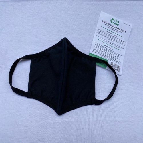 Máscara de Barreira Física cor Preta 1 Unidade