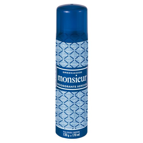 Desodorante Aerosol Monsieur Masculino 120g