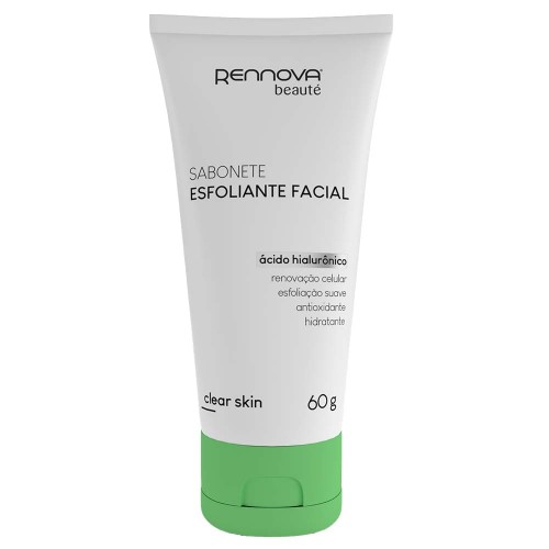 Sabonete Esfoliante Facial Clear Skin 60g - Rennova