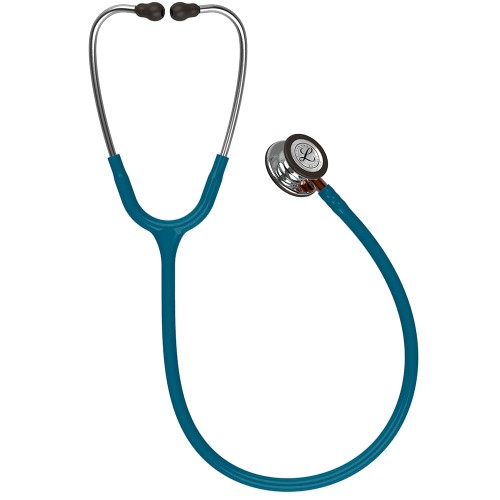 Estetoscópio Littmann Classic III 3M - Azul Caribe e Laranja Espelhado - 5874
