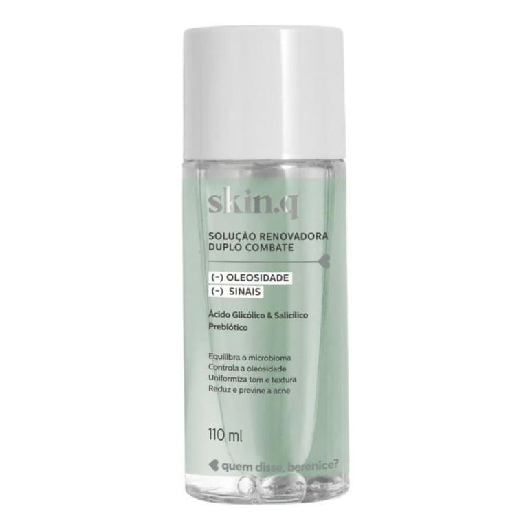Solução Renovadora Facial Duplo Combate Skin.q 110ml