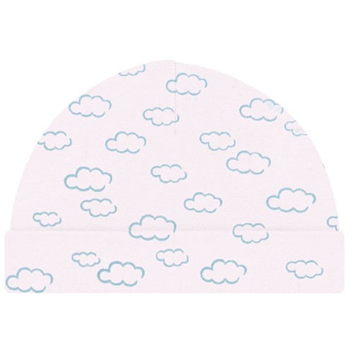 Touca para bebê em suedine Nuvens - Junkes Baby