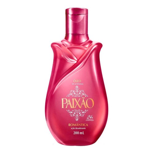Óleo De Amêndoas Hidratante Desodorante Monange Paixão Romântica 200ml