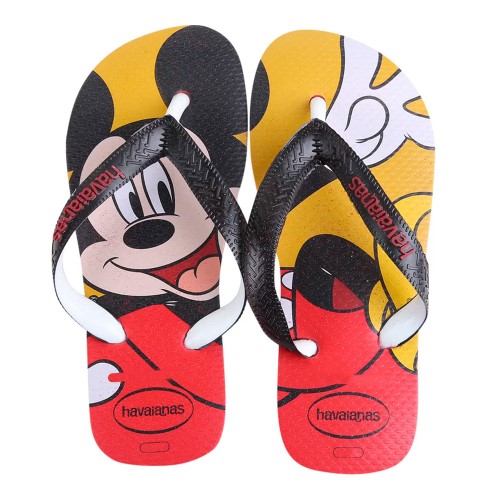 Sandálias Havaianas Disney Stylish Vermelho Apache Tamanho 33/34 com 1 Par