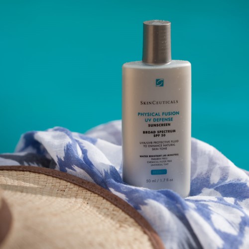 Protetor Solar Facial Physical Fusion UV Defense com Cor FPS 50 com 50ml