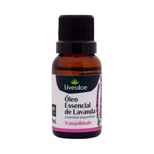 Óleo Essencial Natural de Lavanda 15ml – Livealoe