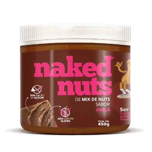 Pasta de Mix de Nuts Naked Nuts Sabor Avelã 450g