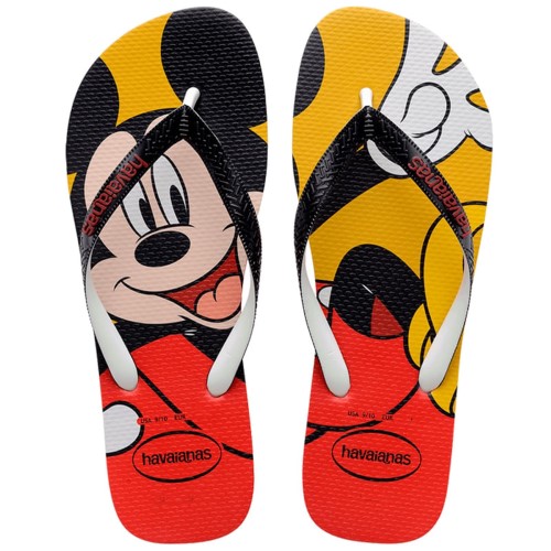 Sandálias Havaianas Disney Stylish Vermelho Apache Tamanho 37/38 com 1 Par