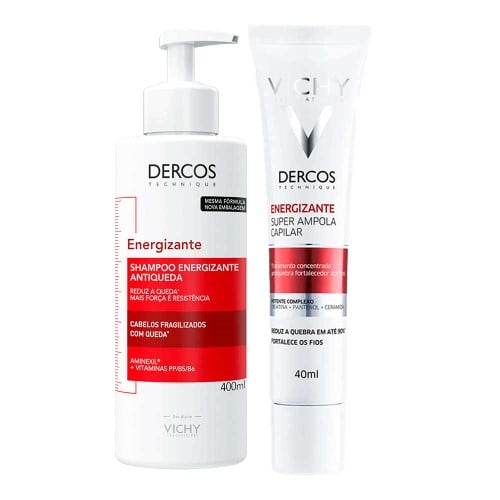 Vichy Dercos Energizante Kit - Shampoo + Ampola