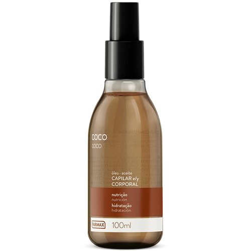 Óleo Capilar e Corporal Farmax Spray Coco 100ml