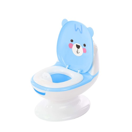 Troninho Penico Infantil com Som Teddy Maxi baby - Azul