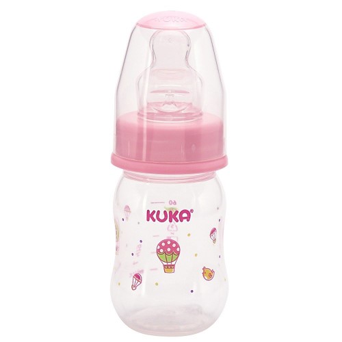 Mamadeira Kuka Natural Color Rosa Bicouniversal 70Ml - Kuka