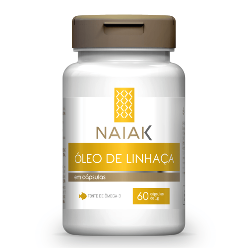Naiak Óleo de Linhaça em Cápsulas