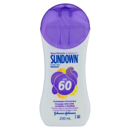 Protetor Solar Sundown FPS 60 200ml
