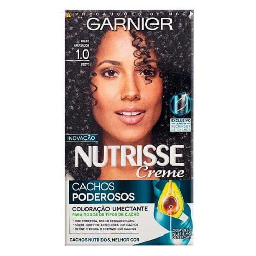Coloração Nutrisse Cachos Poderosos 1.0 Preto Arrasador