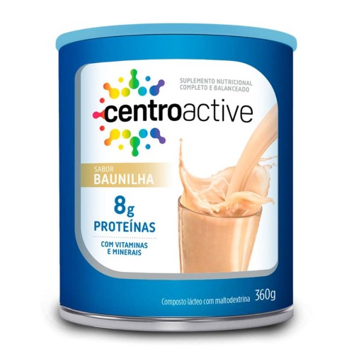 Suplemento Alimentar Centroactive Baunilha com 360g