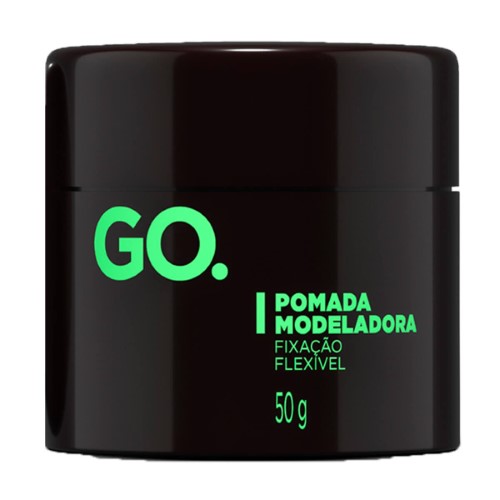 Pomada Capilar Modeladora GO. Fixção Flexível 50g