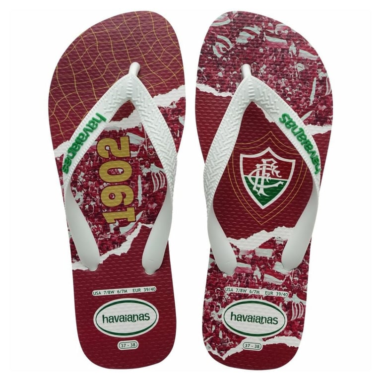 Sandália Havaianas Time Fluminense 39/40