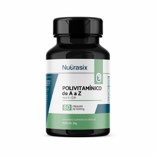 Suplemento Alimentar Nutrasix Polivitamínico de A a Z com 60 Cápsulas