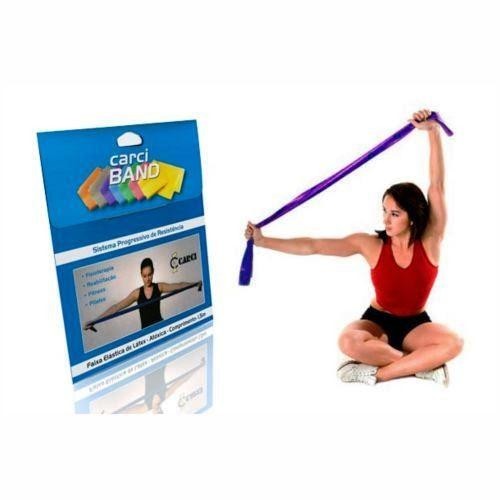 Faixa Elástica Para Exercícios Carci Band Roxa