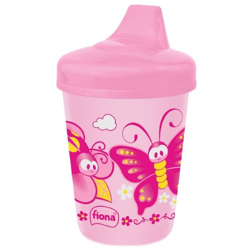 Copo de Treinamento Fiona Rosa 207ml