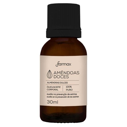 Óleo Corporal Puro Farmax - Amêndoas Doces