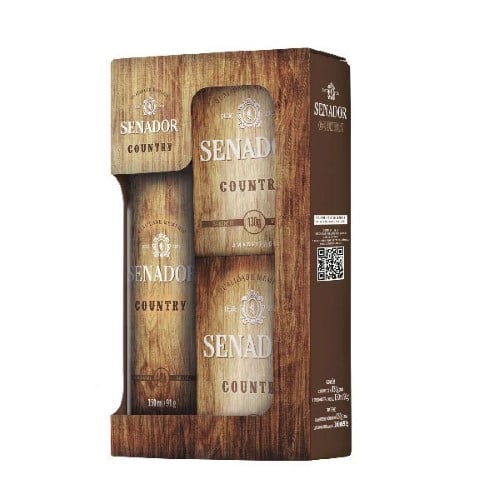 Estojo Senador Country 2 Sabonetes + Desodorante Aerosol 150ml