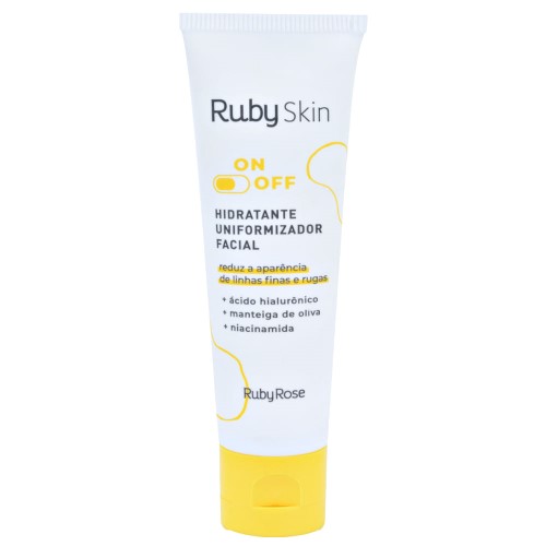Hidratante Uniformizador Facial Ruby Rose Ruby Skin On Off