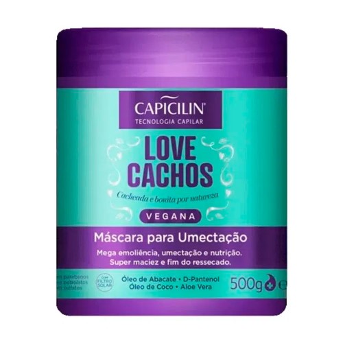Máscara para Umectação Capicilin Love Cachos 500g