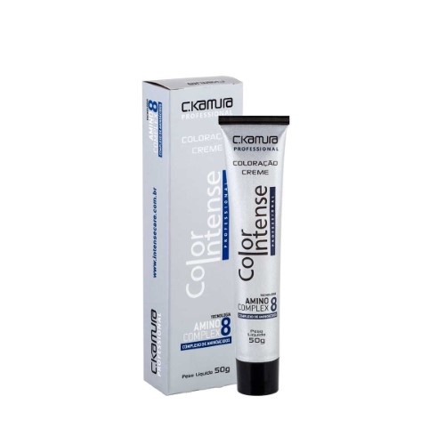 Tintura Creme C.Kamura Color Intense 8.34 Louro Claro Dourado Acobreado com 50g