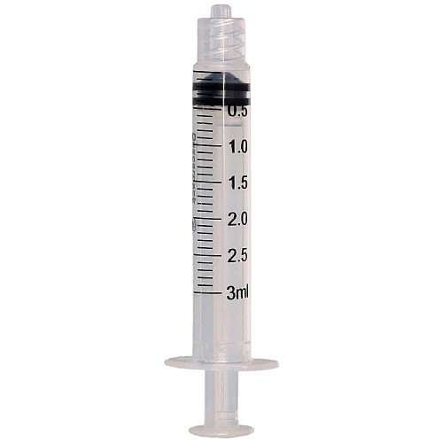 Seringa Descartável Rymco - Luer Lock - Sem Agulha - 3 Ml