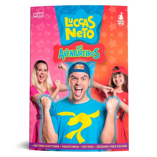 Livro Os Aventureiros Luccas Neto