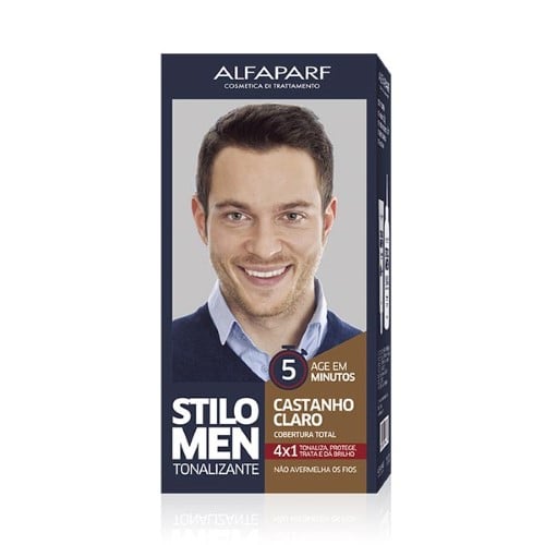 Tintura Altamoda Stilo Men Castanho Claro - Altamoda
