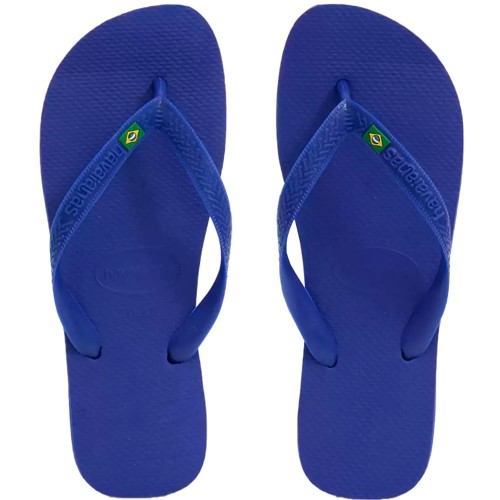 Sandália Havaianas Brasil Azul Naval Tamanho 45/46