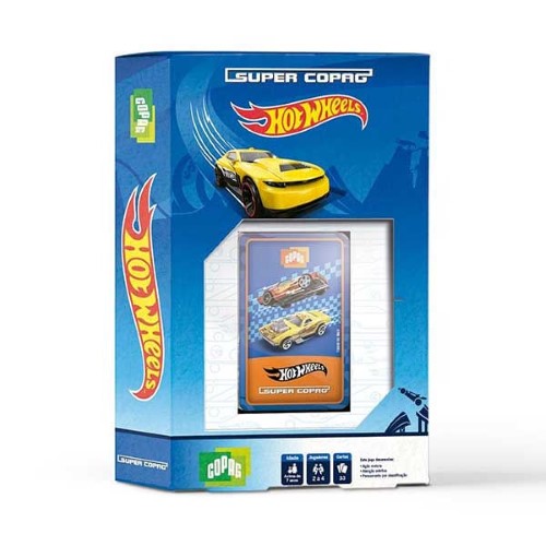 Jogo Super Copag Hot Wheels Brinquedo