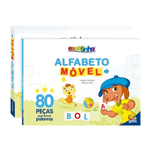Livro Infantil Escolinha Todo Livro Alfabeto Móvel Editora Todo Livro