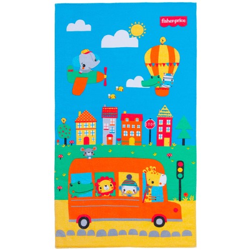 Toalha Kids atoalhado para bebê Bichinhos - Fisher Price