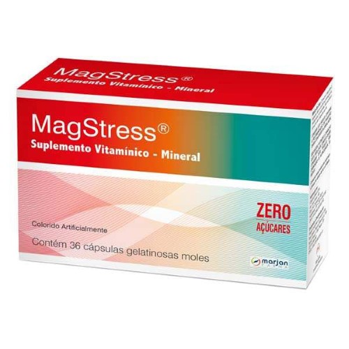 Suplemento Vitamínico Mineral Magstress com 36 cápsulas