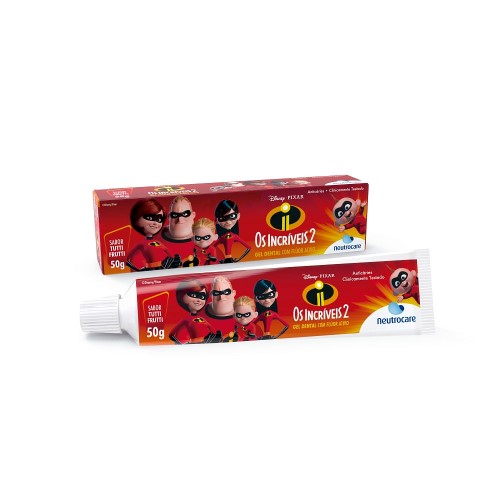 Gel Dental Neutrocare Disney Os Incríveis Tutti Frutti 50g